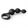 Black Silicone Anal Bead Dildo - Easytoys Anal Collection