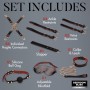 XR Brands - Lover's Luxe Bondage Set - Black