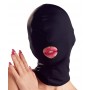 Head mask mouth black bk