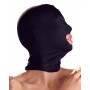 Head mask mouth black bk