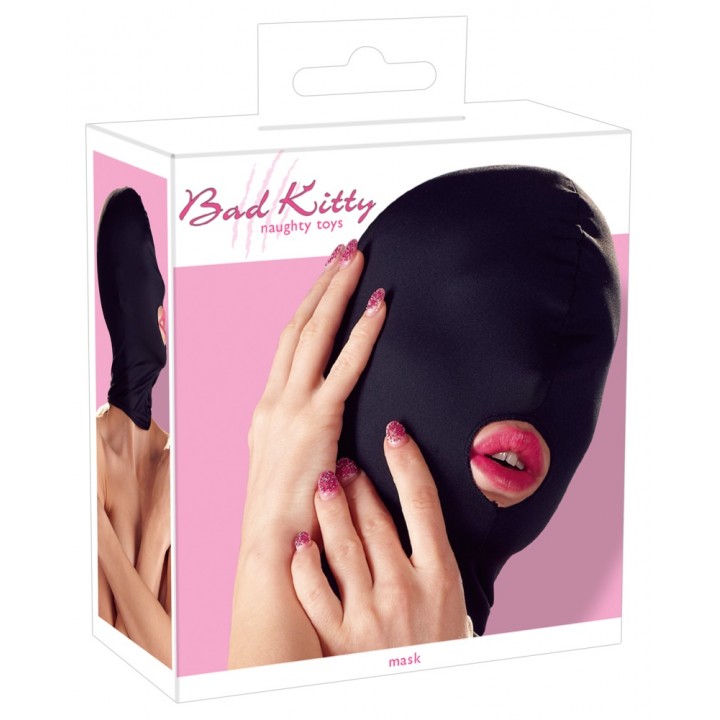 Head mask mouth black bk