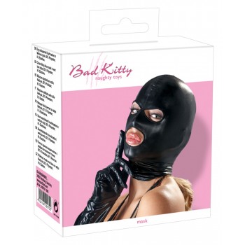 Sejas maska ar atvērumiem melna Bad Kitty