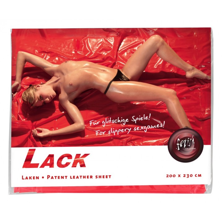 Lakādas palags sarkans 200x230 fetish Collection - fetish Collection