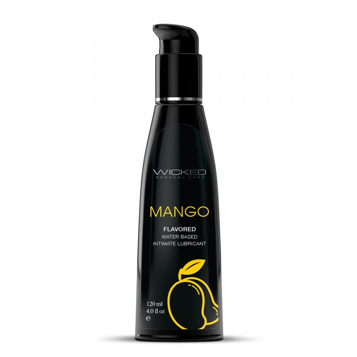 Water-based mango flavored lubricant 120ml - Wicked