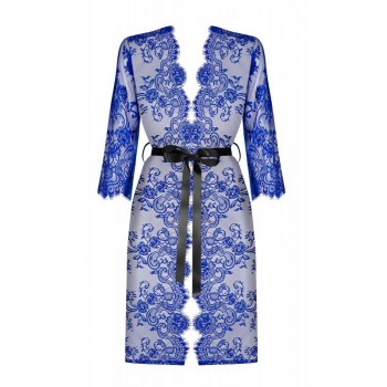 Cobaltess Lace Kimono - Blue