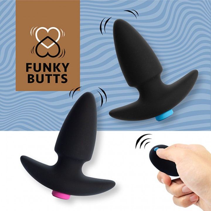 FeelzToys - FunkyButts Remote Controlled Butt Plug Set for Couples - FeelzToys