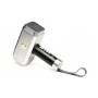 XR Brands - Thunder Stroker Suction Masturbator - Silver & Black