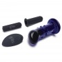 Glas - Rechargeable Remote Controlled Vibrating Dotted G-Spot/P-Spot Plug - Glas