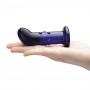 Glas - Rechargeable Remote Controlled Vibrating Dotted G-Spot/P-Spot Plug - Glas