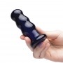 Glas - Rechargeable Remote Controlled Vibrating Beaded Buttplug - Glas