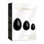 La Gemmes - Yoni Egg Set Black Obsidian (L-M-S) - La Gemmes