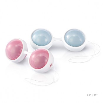 Makšties kamuoliukai Lelo Luna, rožiniai