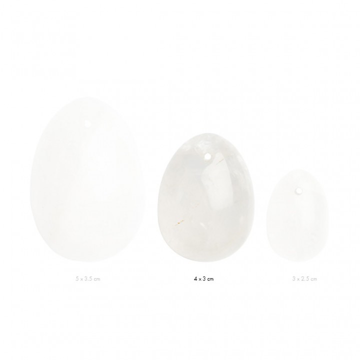 La gemmes - yoni egg clear quartz (m)