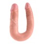 Dubultais dildo miesas krāsā 34,6 cm - king cock