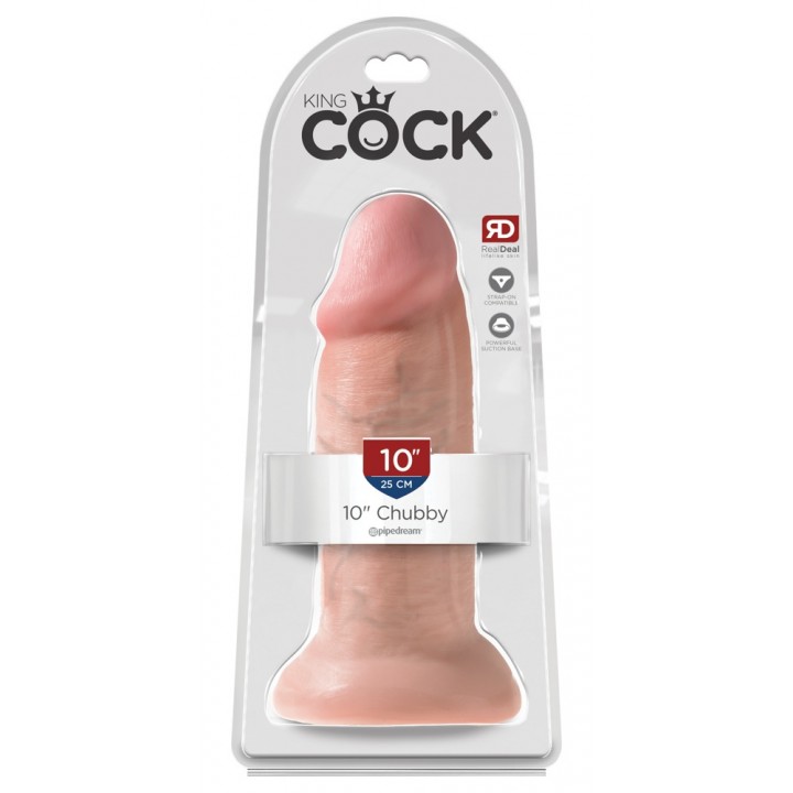 Dildo King Cock 15" ar sēkliniekiem, rozā