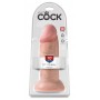 Dildo King Cock 15" ar sēkliniekiem, rozā