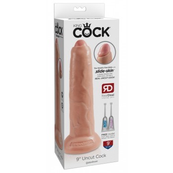 Falo imitatorius Pipedream King Cock Uncut 25,4 cm, kūno spalvos