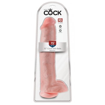 Dildo su kapšeliu King Cock 15