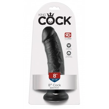 Dildo King Cock 8, melns