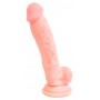 Reālistiskais dildo 18cm miesas krāsa - medical silicone