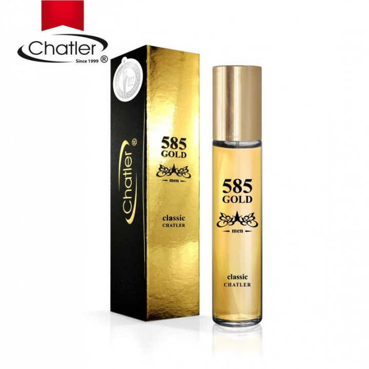 Classic Gold For Men Perfume - 6x30ml Display - Chatler Eau de Parfum
