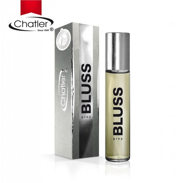 Bluss Grey For Men Perfume - 30 ml - Chatler Eau de Parfum