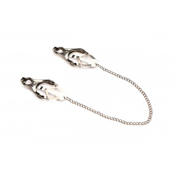 XR Brands - Clover Nipple Clamps - Silver