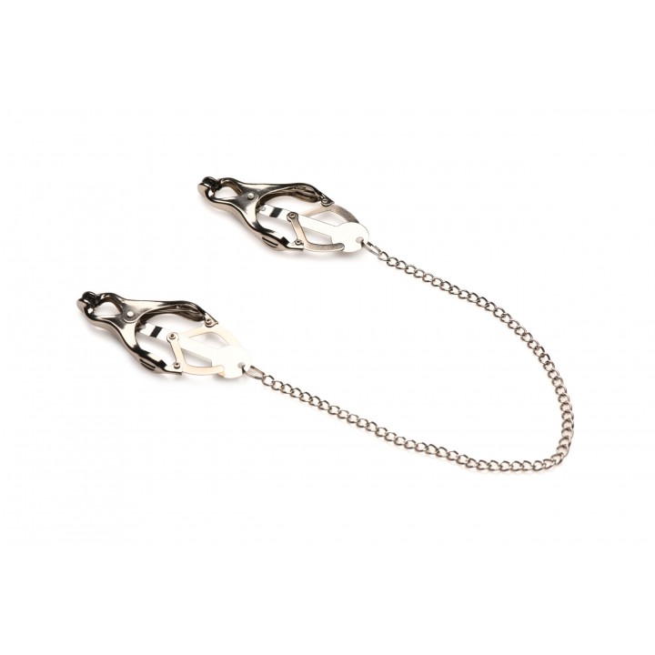 XR Brands - Clover Nipple Clamps - Silver