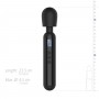 BLAQ - Digital Wand Vibrator - Black