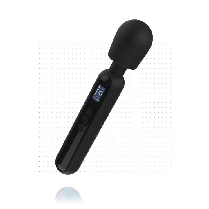 BLAQ - Digital Wand Vibrator - Black