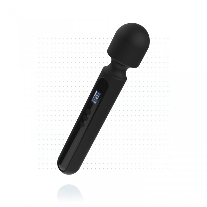 BLAQ - Digital Super Wand Vibrator - Black