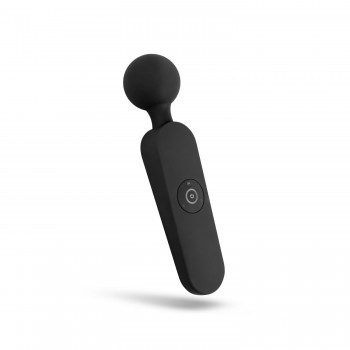 Yiva Warming Smart Wand Vibrator - Black