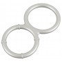 Metallic Silicone Double Ring - You2Toys