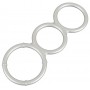 Metallic Silicone Triple Ring - You2Toys