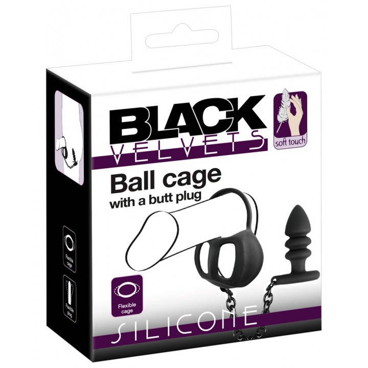Black Velvets Ball cage with a - Black Velvets
