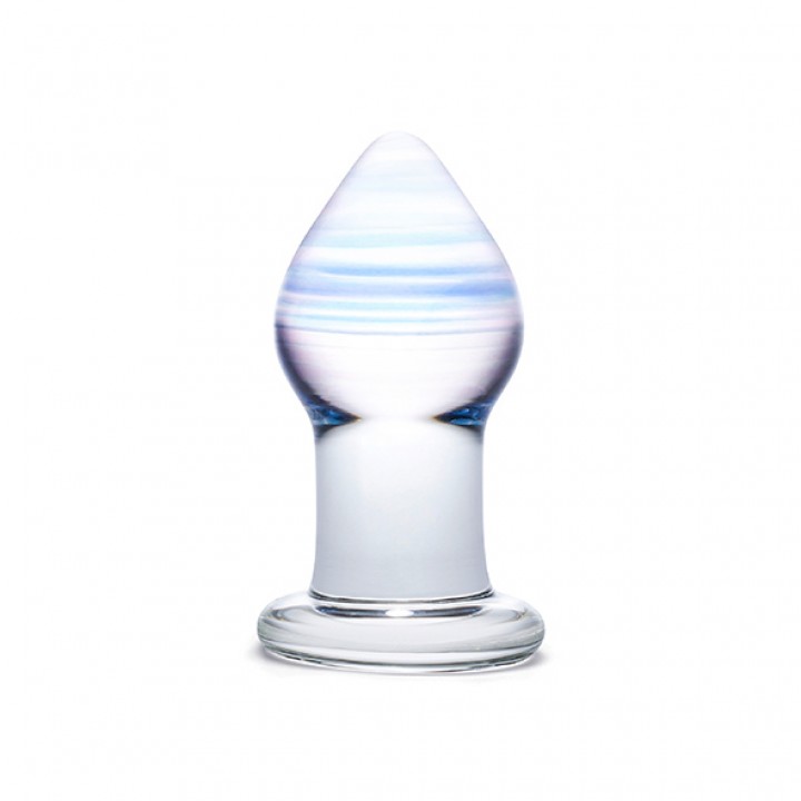 Glas - Amethyst Rain Glass Butt Plug - Glas