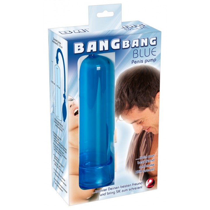 Dzimumlocekļa vakuuma sūknis Bang Bang Blue Penis Pump blue - Bang Bang