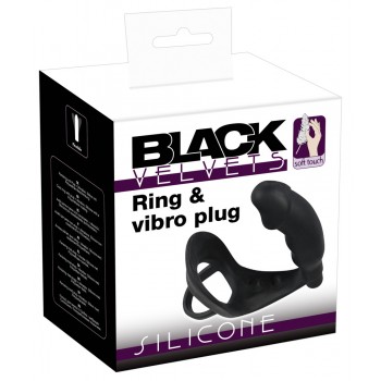 Vibrating silicone plug