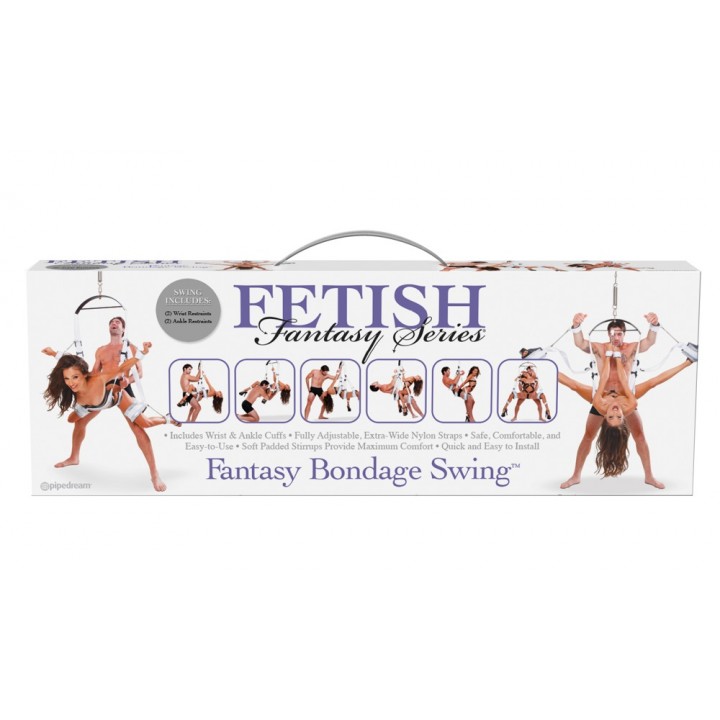 Fantasy Bondage Swing Set - White