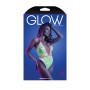 SPOTLIGHT - Contrast Elastic Lace Body with Snap Closure - Neon Green - M/L