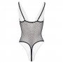 Sensual open crotch body Dewi- black - S/M