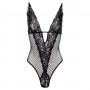 Sensual open crotch body Dewi- black - S/M
