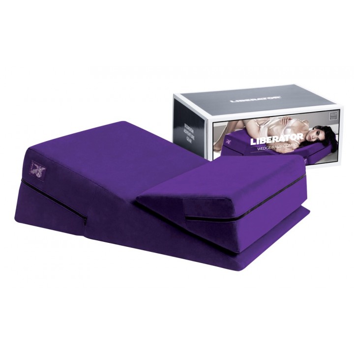 Sex cushions 2 pcs. - Wedge/ramp Liberator Purple