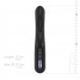 BLAQ - Digital Rabbit Vibrator - Black