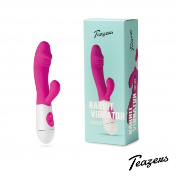 Realistic Rabbit Vibrator - Pink