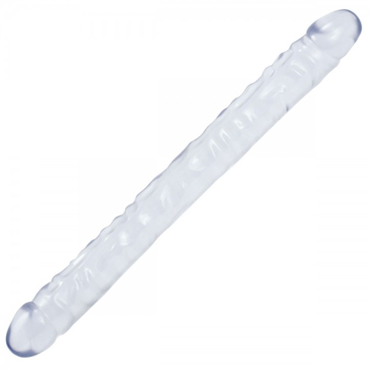 Dvigubas falo imitatorius Crystal Jellies, 45.5 cm