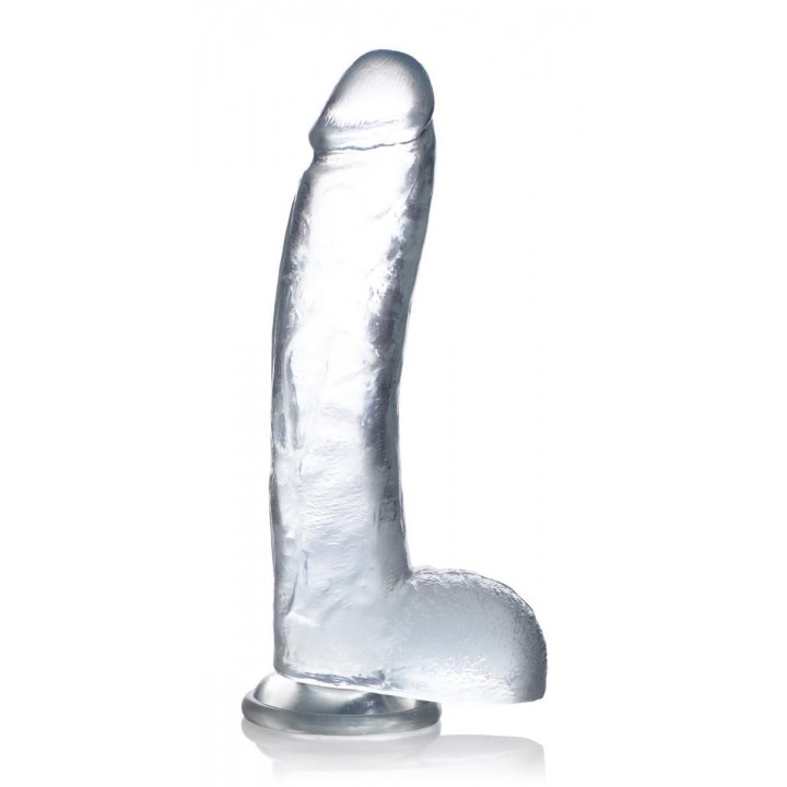 Jock C-Thru Transparent Dildo - 29 cm