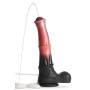 XR Brands - Centaur Explosion Squirting Silicone Dildo - Black/Red