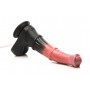 XR Brands - Centaur Explosion Squirting Silicone Dildo - Black/Red