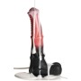 XR Brands - Centaur Explosion Squirting Silicone Dildo - Black/Red